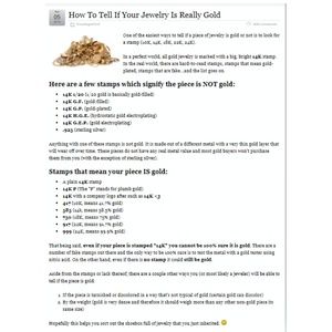 GOLD FACTS
